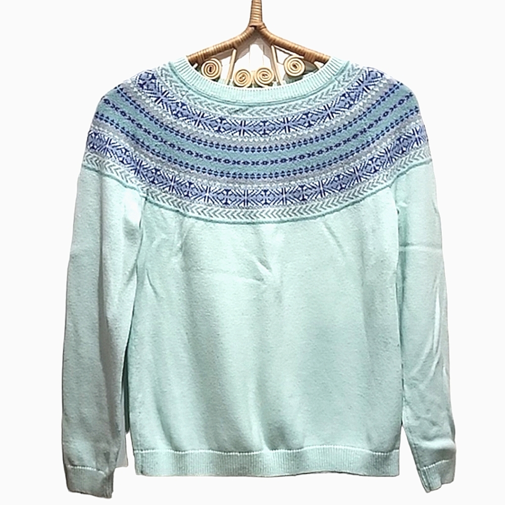 Talbots winter sweater lambs wool blend size M